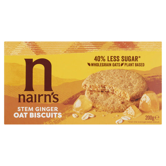 Nairn's Wheat Free, Ginger Biscuits 200g GOODS Sainsburys   