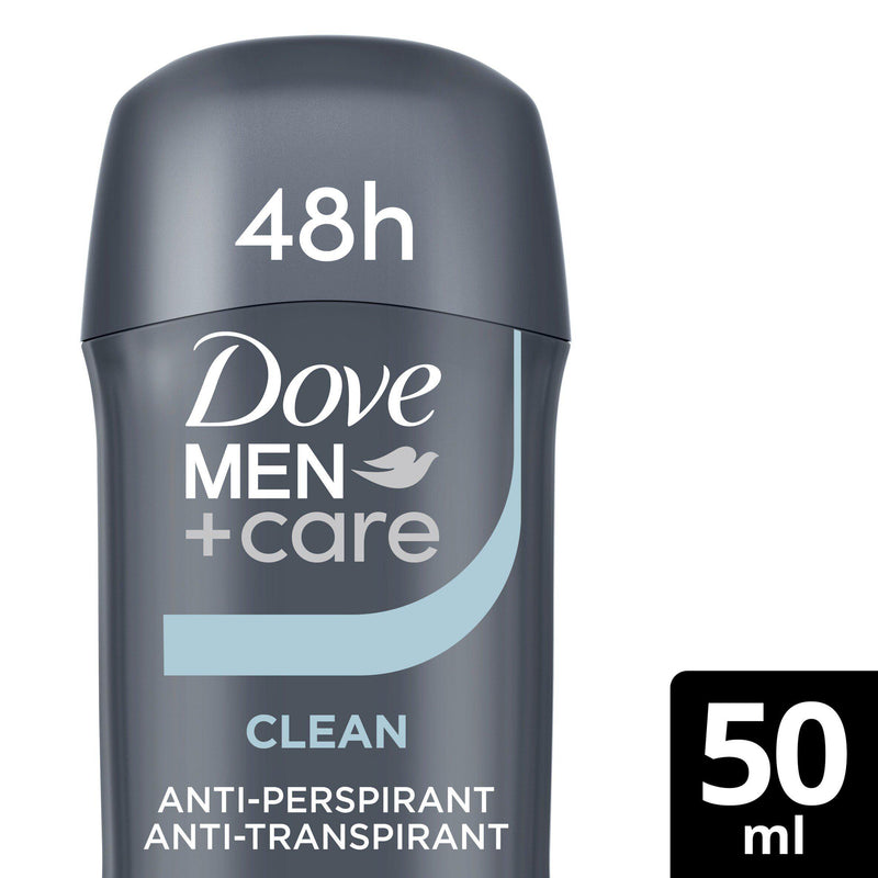 Dove Men+Care antiperspirant deodorant stick Clean Comfort 50ml, UK version