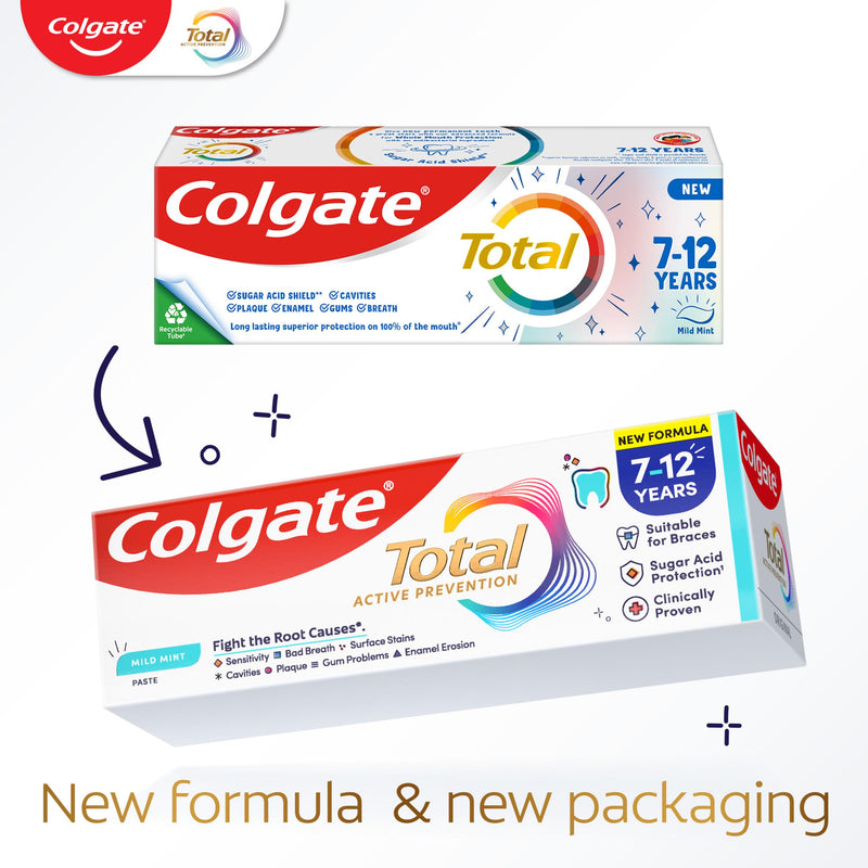 Colgate kids toothpaste mild mint 50ml, imported from the UK