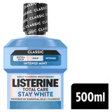 Sainsburys Listerine Total Care Stay White Arctic Mint Mouthwash 500ml- Buy online at McGrocer