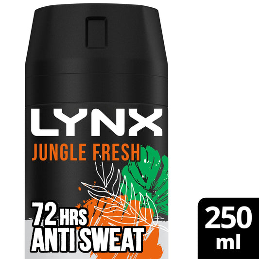 Lynx Antiperspirant Deodorant Jungle Fresh 250ml GOODS Sainsburys   