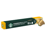 Sainsburys Starbucks by Nespresso Blonde Espresso Roast Coffee Capsules x10- Buy online at McGrocer