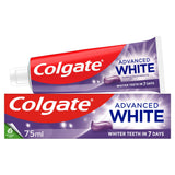 Sainsburys Colgate Advanced White Purple Teeth Whitening Toothpaste 75ml- Buy online at McGrocer