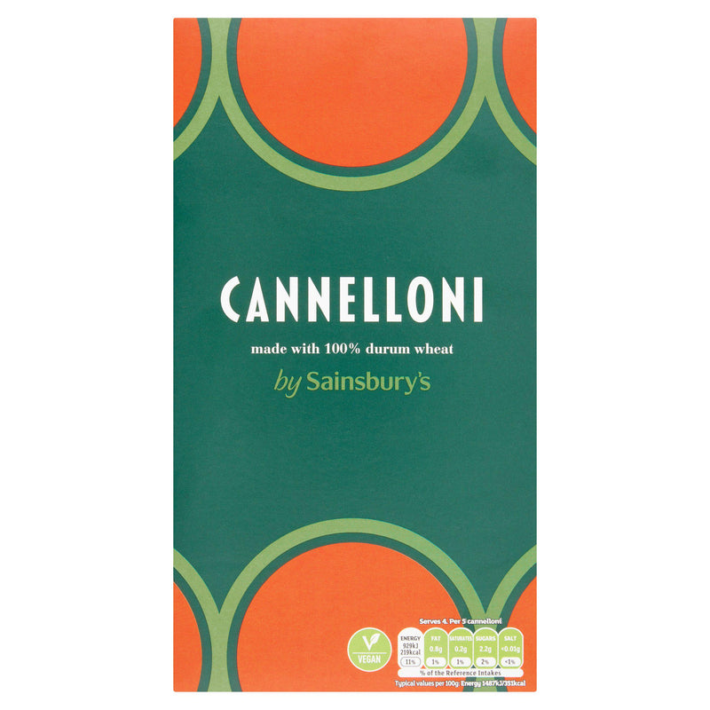 Sainsbury's Cannelloni Pasta dried 250g, UK version