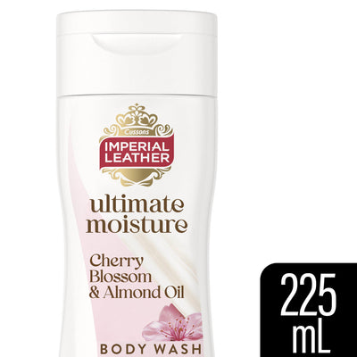 Sainsburys Imperial Leather Ultimate Moisture Cherry Blossom & Almond Oil Body Wash 225ml- Buy online at McGrocer