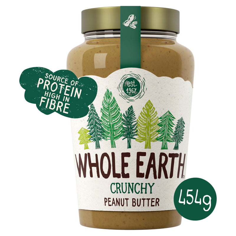 Whole Earth crunchy peanut butter 454g (British brand)