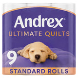 Andrex Ultimate Quilts toilet rolls x9, imported from the UK