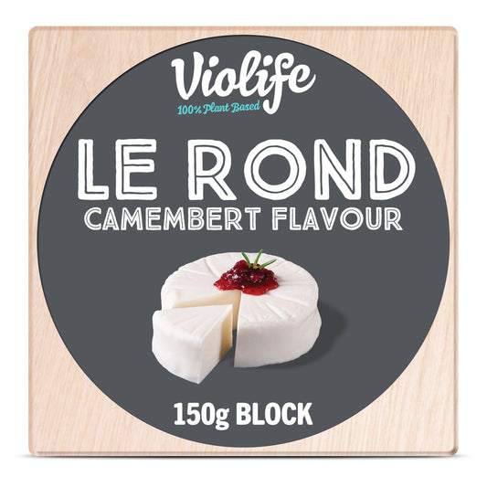 Violife Le Rond Camembert Flavour Block Vegan Alternative to Cheese 150g