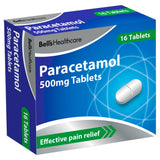 Bell's Healthcare Paracetamol 500mg 16 tablets (British brand)