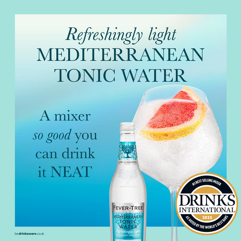 Fever-Tree light Mediterranean tonic water 500ml - British product