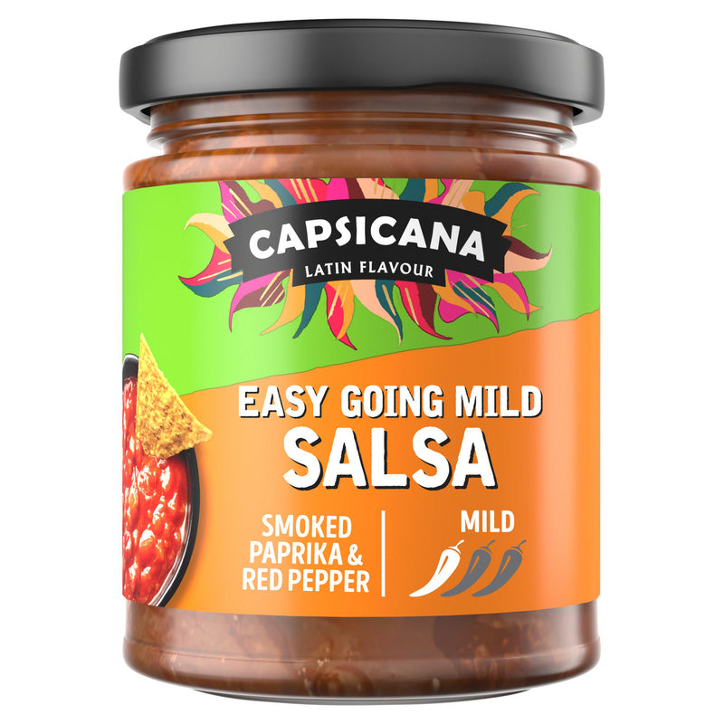 Capsicana Easy Going Salsa Red Pepper 285g - British product