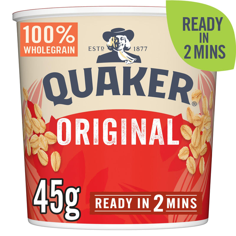 Quaker Oat So Simple original porridge pot 45g, UK version