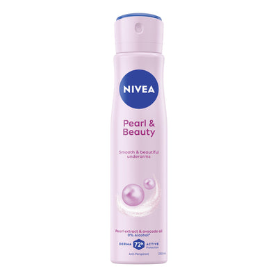Sainsburys Nivea Pearl & Beauty Anti Perspirant Deodorant Spray 250ml- Buy online at McGrocer