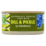 Sainsburys Sainsbury's Dill & Pickle Tuna Canned Fish 80g- Buy online at McGrocer