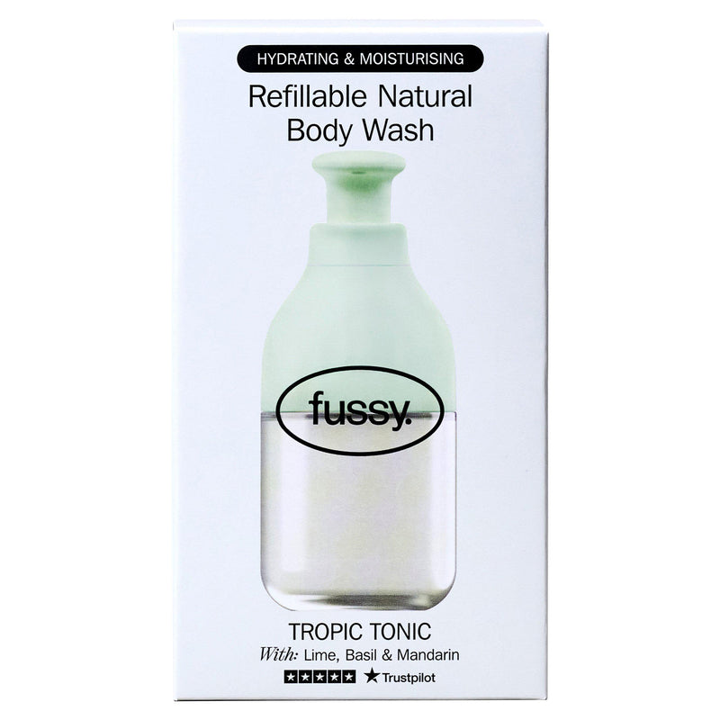 Fussy Tropic Tonic body wash 320ml, imported from the UK