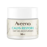 Sainsburys Aveeno Calm & Restore Oat Gel Face Moisturiser 50ml- Buy online at McGrocer