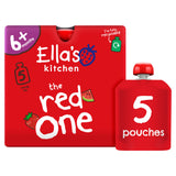 Sainsburys Ella's Kitchen Organic the Red One Smoothie Baby Food Pouch 6+ Months 5x90g- Buy online at McGrocer