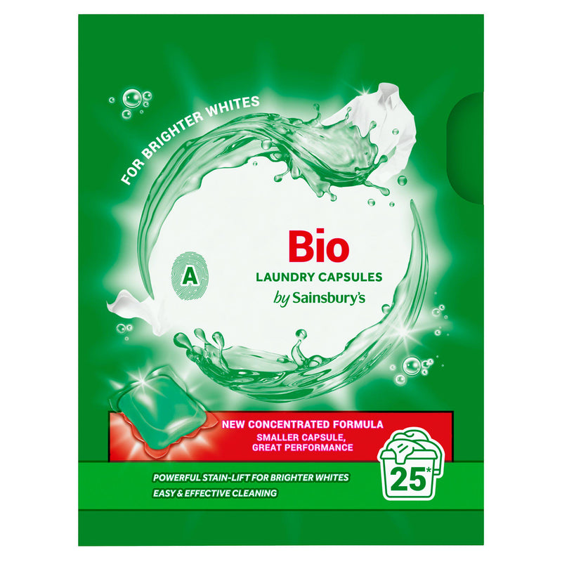 Sainsbury's bio laundry capsules 325g - British product