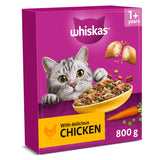 Sainsburys Whiskas 1+ Chicken Complete Adult Dry Cat Food 800g- Buy online at McGrocer