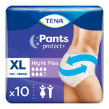 TENA Night Plus XL incontinence pants (British brand)