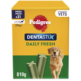 Sainsburys Pedigree Dentastix Fresh Adult Large Dog Dental Chews x21 810g- Buy online at McGrocer