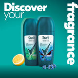Sure Men Menthol Blue Lavender deodorant 50ml, imported from the UK