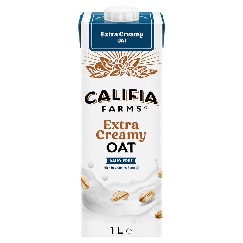 Califia Farms extra creamy oat drink 1L, imported from the UK