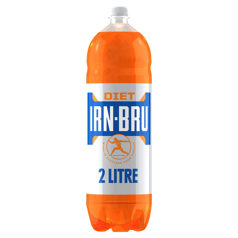 Irn-Bru Sugar Free soft drink 2L, UK version