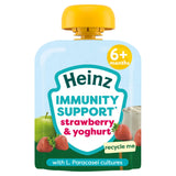 Heinz baby food strawberry and yoghurt pouch 85g, UK version