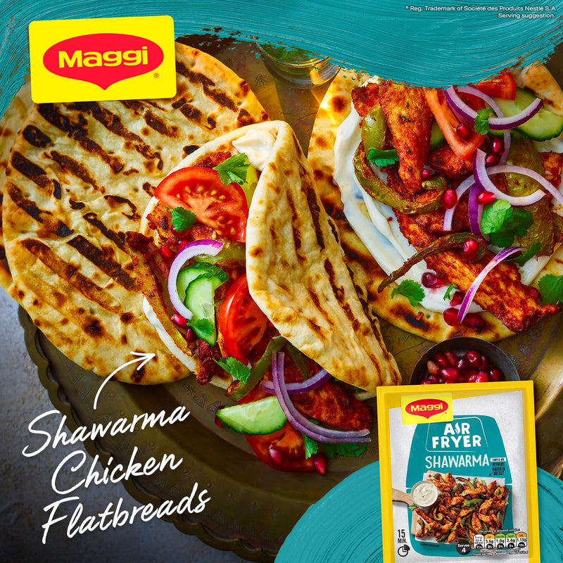 Maggi Air Fryer Shawarma Recipe Mix 25g, imported from the UK