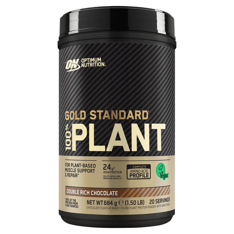 Optimum Nutrition plant protein powder Double Rich Chocolate 684g - British product