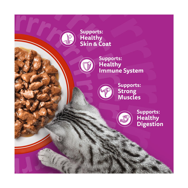 Whiskas Meaty Meals pouches in gravy 12x85g (British brand)