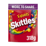 Skittles Vegan Chewy Sweets Fruit Flavoured 318g (British brand)