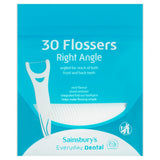 Sainsbury's right angle mint flossers 30 count - British product