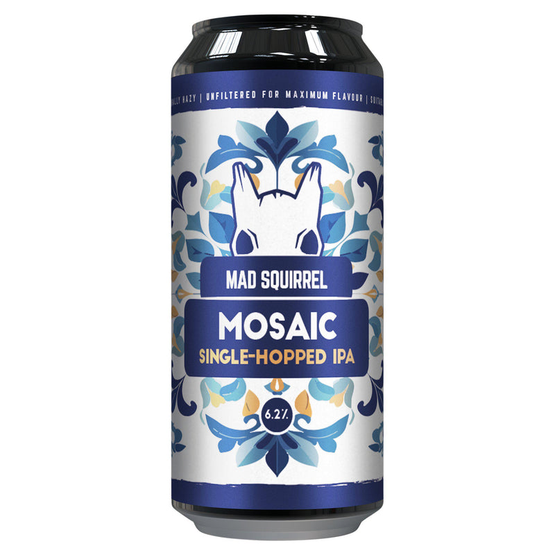 Mad Squirrel Mosaic Single Hopped IPA 440ml (British brand)