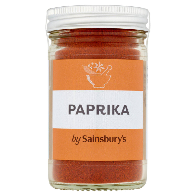 Sainsbury's paprika mild 44g jar, UK version