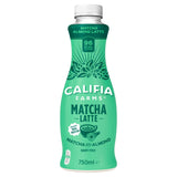 Califia Farms almond matcha latte 750ml (British brand)