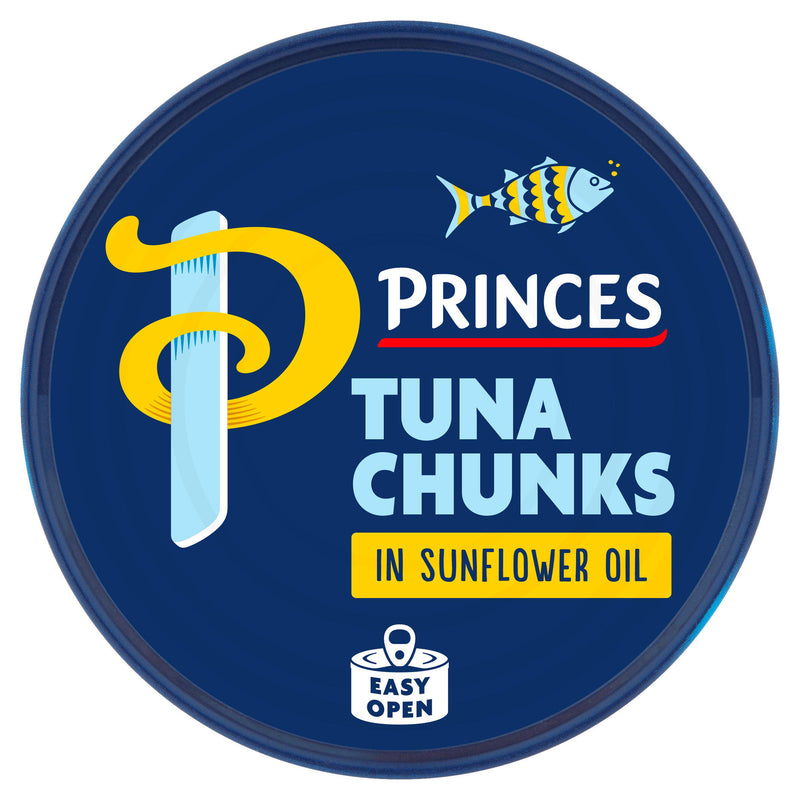Princes Tuna Chunks Sunflower Oil 145g, imported from the UK