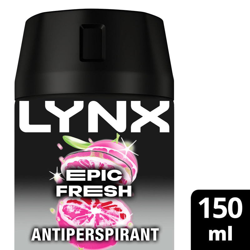 Lynx Epic Fresh antiperspirant deodorant 150ml - British product