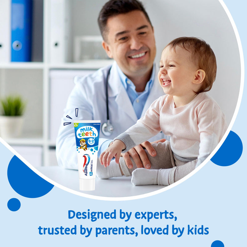 Aquafresh Paw Patrol milk teeth toothpaste 0-2 years 50ml, imported from the UK