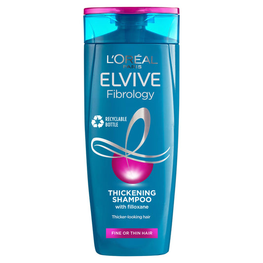L'Oreal Elvive Fibrology Fine Hair Thickening Shampoo 400ml GOODS Sainsburys   
