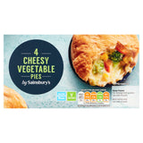 Sainsbury's vegetable pies x4 568g, imported from the UK