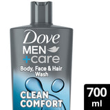 Sainsburys Dove Men+Care Hydrating Clean Comfort 3 in 1 Hair, Face & Body Wash 700ml- Buy online at McGrocer
