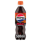 Pepsi Max Tropical 500ml bottle, imported from the UK
