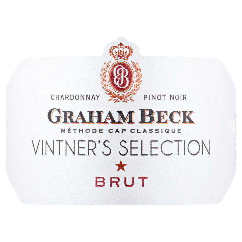 Graham Beck Brut sparkling wine 75cl, imported from the UK