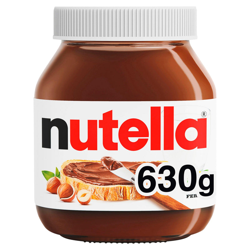 Nutella hazelnut chocolate spread 630g, imported from the UK