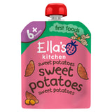 Sainsburys Ella's Kitchen Organic Sweet Potatoes Baby Food Weaning Pouch 4+ Months 70g- Buy online at McGrocer