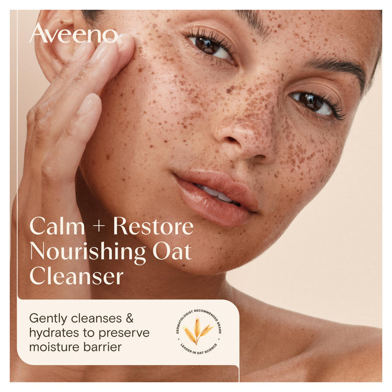 Aveeno Calm & Restore Oat Cleanser 200ml (British brand)