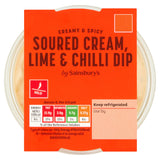 Sainsbury's soured cream dip creamy lime chilli 200g, UK version