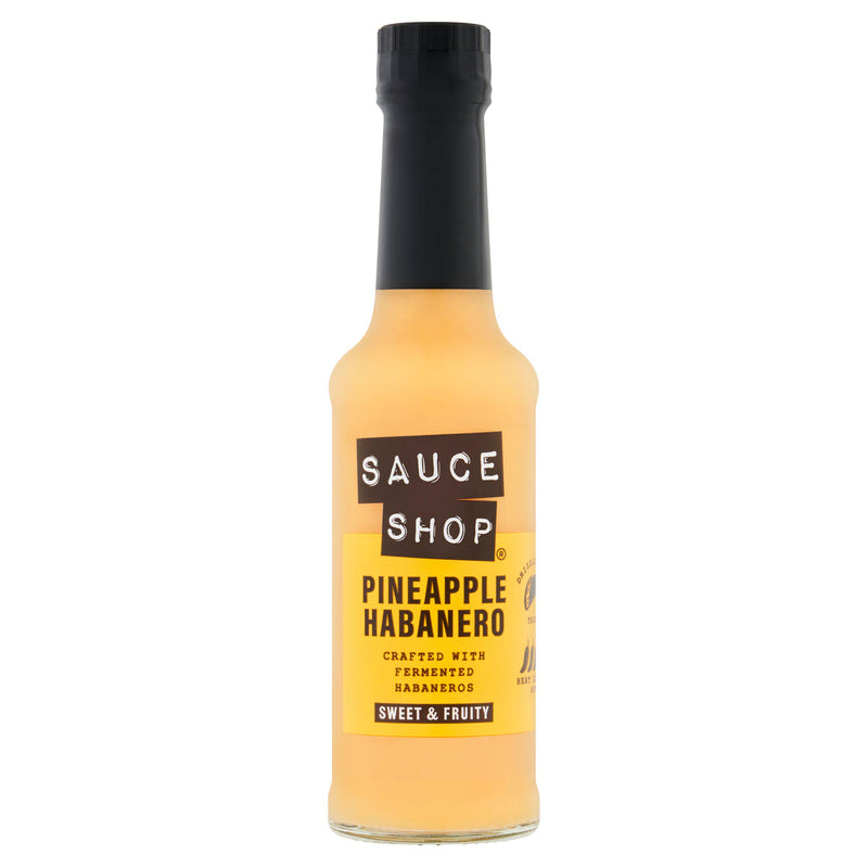 Sauce Shop pineapple habanero hot sauce 160g, UK version
